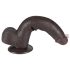Lovetoy Sliding-Skin - dildo med sugekop - realistisk brun - 20,8cm