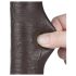 Lovetoy Sliding-Skin - dildo med sugekop - realistisk brun - 20,8cm