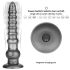 Lovetoy King Size - ekstra stor vibrator - 32 cm (grå)