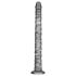 Lovetoy King Size - ekstra stor vibrator - 40,5 cm (grå)