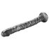 Lovetoy King Size - ekstra stor vibrator - 40,5 cm (grå)