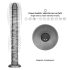 Lovetoy King Size - ekstra stor vibrator - 40,5 cm (grå)