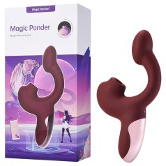   Magic Motion Magic Ponder - rabbitvibrator med klitorisarm - rød