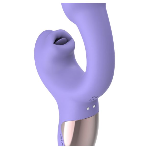 Magic Motion Magic Ponder - vibrator med klitorisarm - 2i1 silikon lilla