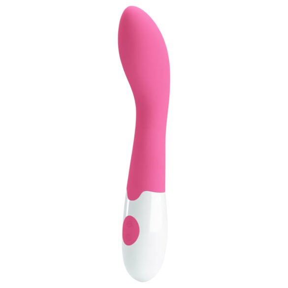 Pretty Love Bishop - vandtæt G-punkt vibrator (pink-hvid)