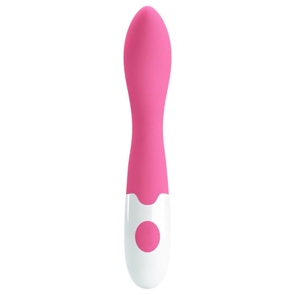 Pretty Love Bishop - vandtæt G-punkt vibrator (pink-hvid)