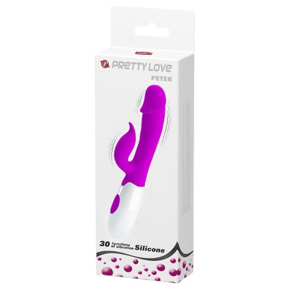 Pretty Love Peter - klitorisvibrator med arm - lilla