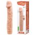 Baile Barbara - realistisk dildo vibrator - 22,5 cm - naturfarvet