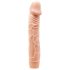 Baile Barbara - realistisk dildo vibrator - 22,5 cm - naturfarvet