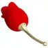 Pretty Love Rose Lover - klitorisvibrator med tungefunktion - 2i1 - rød