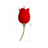 Pretty Love Rose Lover - 2i1 klitorisvibrator (rød)
