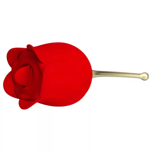Pretty Love Rose Lover - klitorisvibrator med tungefunktion - 2i1 - rød