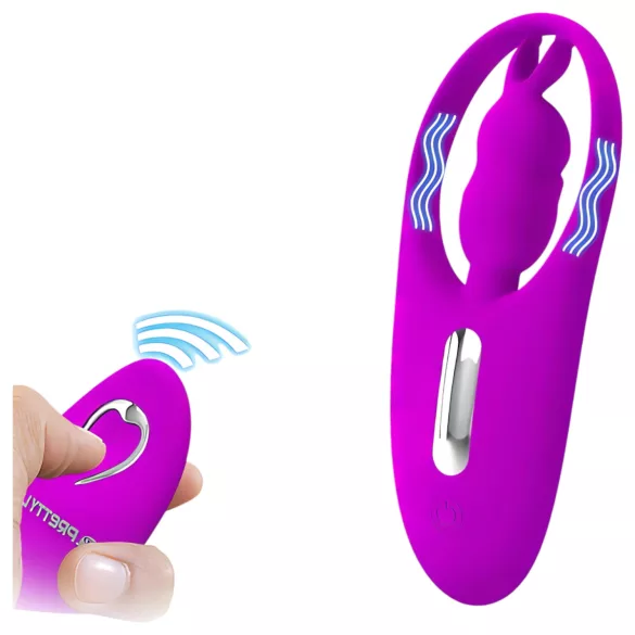 Pretty Love Wild Rabbit - rabbit vibrator med klitorisstimulator - pink