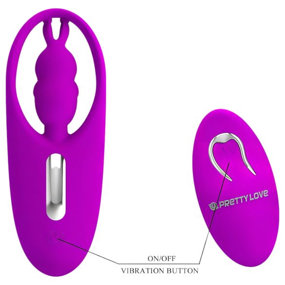 Pretty Love Wild Rabbit - rabbit vibrator med klitorisstimulator - pink