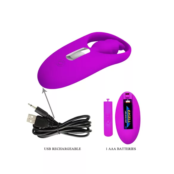 Pretty Love Wild Rabbit - rabbit vibrator med klitorisstimulator - pink
