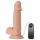 Baile Zebulon - realistisk vibrator med testikler - 19cm - hudfarvet