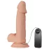 Baile Zebulon - realistisk vibrator med testikler - 19cm - hudfarvet