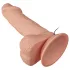 Baile Zebulon - realistisk vibrator med testikler - 19cm - hudfarvet