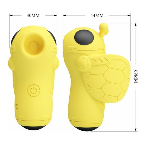 Pretty Love Magic Bee - klitorisvibrator finger - vibrator - gul