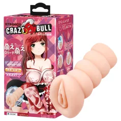   Crazy Bull - masturbator til mænd - vaginaformet - naturfarve