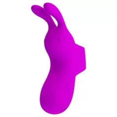 Pretty Love Bunny - finger vibrator med kaninører - lilla