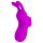 Pretty Love Bunny - kanin-vibrerende finger (lilla)