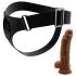 Pretty Love Harness - universal sele med dildo - 17 cm (sort)