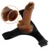 Pretty Love Harness - universal sele med dildo - 17 cm (sort)