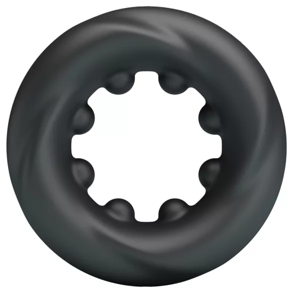 Crazy Bull - penisring med vibration - sort