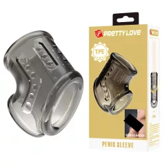 Pretty Love - penis- og kuglering (gennemsigtig)