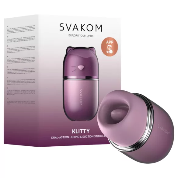 Svakom Klitty - slikkevibrator (lilla)
