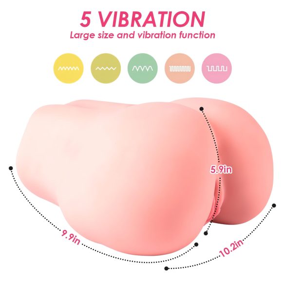 Vibeconnect - smart torso masturbator (natur)