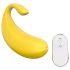 Sex HD - smart vibrerende bananægslegetøj (gul)