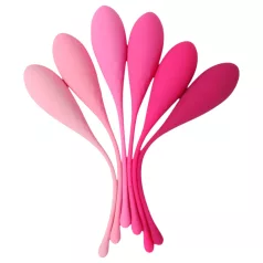 Sex HD Eggs - bækkenbundskugler sæt - 6 stk - pink