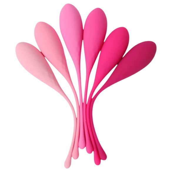 Sex HD Æg - Sæt med 6 Geishakugler (pink)