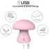 Magic Mushroom - genopladelig ansigtsmassager (pink)