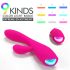 Sex HD Muses - genopladelig, vandtæt vibrator (pink)