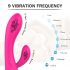 Sex HD Muses - genopladelig, vandtæt vibrator (pink)