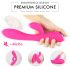 Sex HD Muses - genopladelig, vandtæt vibrator (pink)
