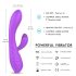 Sex HD Muses - opladelig, vandtæt varmevibrator (lilla)