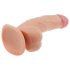 Lovetoy Ultra Soft - realistisk dildo - fleksibel - 21,5cm - natur