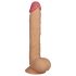 Lovetoy King-Sized - realistisk dildo med sugekop - 25cm - natur