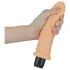 Lovetoy Real Feel - dildo vibrator - realistisk - 19cm - natur