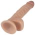 Lovetoy Real Extreme - dildo med sugekop - realistisk - 21cm - hudfarvet