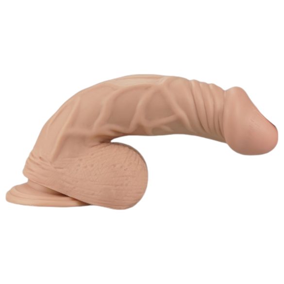 Lovetoy Real Extreme - dildo med sugekop - 23cm - natur
