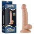 Lovetoy Real Extreme - dildo med testikler og sugekop - G-punkt - 19cm - natur