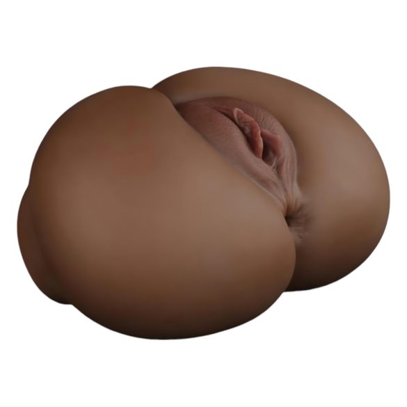 Lovetoy Streetgirl's 12 - Realistisk torso og trusse (mørk naturlig)