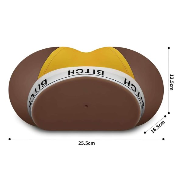 Lovetoy Streetgirl's 12 - kunstvaginatorso med trusse - mørk natur