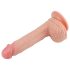 Lovetoy Nature Cock - realistisk dildo med sugekop - 21cm - natur