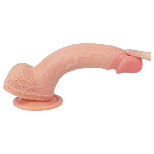 Lovetoy Nature Cock - realistisk dildo med sugekop - 21cm - natur